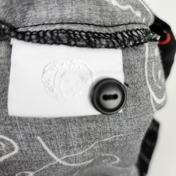 Billionaire Boys Club Shirt Men Large Multi Deep Space Woven Rayon S/S Button Up - Picture 7 of 7